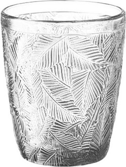GTSA Σετ Ποτήρια Ουίσκι Γυάλινα Leaves 300ml 6τμχ 03-950-3895