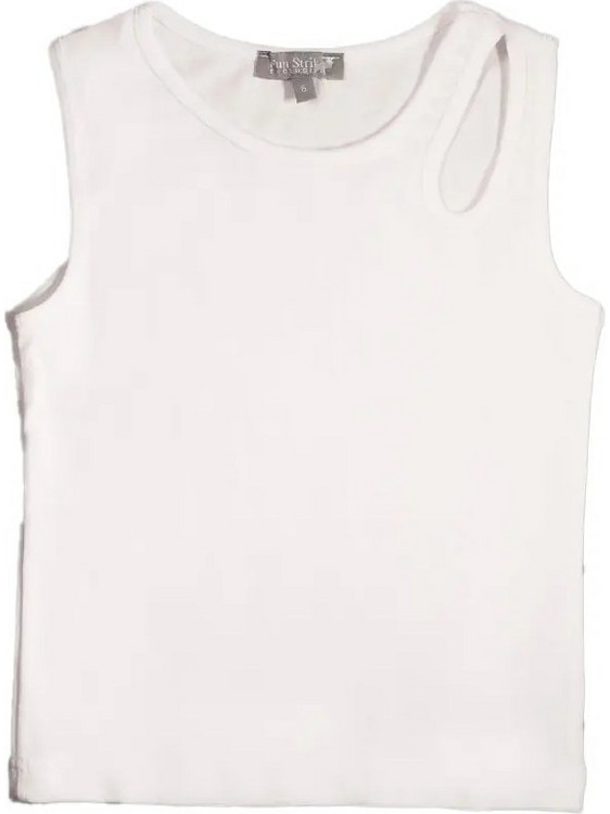FunStrike Παιδικό T-Shirt Αμάνικο Λευκό S23701