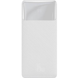 Baseus Bipow Overseas Edition Power Bank 10000mAh 15W με 2 Θύρες USB-A & Θύρα USB-C White
