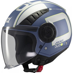Axxis Metro S Duo C7 Matt Blue Grey Κράνος Μηχανής Jet 1200gr