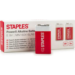 Staples PowerX 6LR61 9V E-Block 5τμχ