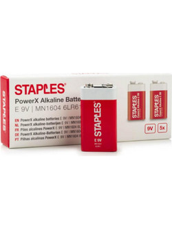 Staples PowerX 6LR61 9V E-Block 5τμχ