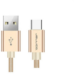 Jager GS-20 Braided USB-A to USB-C 2m Gold