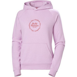 Helly Hansen Core Γυναικείο Αθλητικό Φούτερ με Κουκούλα Ροζ 54239-052