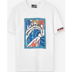 Losan Παιδικό T-Shirt Κοντομάνικο Λευκό Μπλε LJBAP010325035