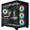 1stPlayer Megaview MV8 Black Gaming Midi Tower Κουτί Υπολογιστή με Πλαϊνό Παράθυρο