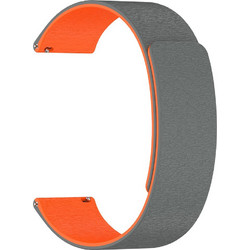 Techsuit W074 Λουράκι Σιλικόνης Grey / Orange (Universal 22mm)