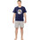 Nina Club Παιδική Πιτζάμα Βαμβακερή Καλοκαιρινή Navy Μπλε Γκρι 790-25