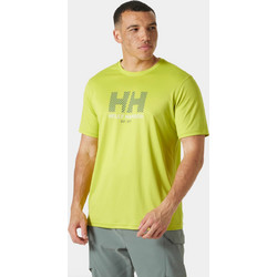 Helly Hansen Tech Ανδρικό Αθλητικό T-Shirt Lime 49574-410