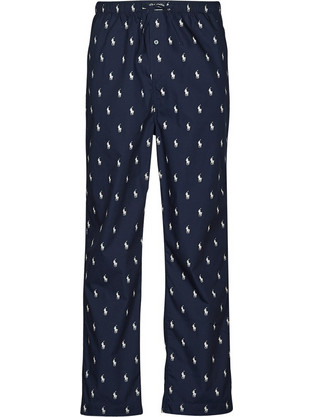 Polo Ralph Lauren Χειμωνιάτικο Ανδρικό Παντελόνι Πιτζάμας Βαμβακερό Navy Μπλε 714899624-004