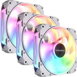 Cougar Apolar 120 Reverse Case Fan 120mm ARGB με Σύνδεση 3-Pin 4-Pin PWM 3τμχ White