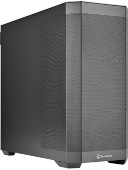 Silverstone Seta H2 Black Full Tower Κουτί Υπολογιστή