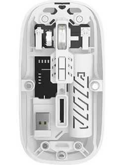 AOAS W08 Ασύρματο Bluetooth Ποντίκι Transparent White