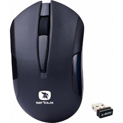 Serioux Drago 300 Ασύρματο Mini Ποντίκι Black