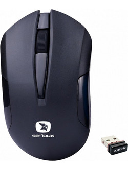 Serioux Drago 300 Ασύρματο Mini Ποντίκι Black