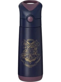 B.Box Harry Poter Παιδικό Παγούρι Θερμός Ανοξείδωτο BPA Free με Καλαμάκι Navy Μπλε 500ml