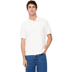 Gap Ανδρική Μπλούζα Polo Κοντομάνικη Λευκή 744518-006