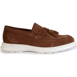 Versace 19V69 Ανδρικά Μοκασίνια Loafers Καστόρινα Καφέ YOYE915-11