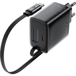 Acefast A110 Φορτιστής με Καλώδιο USB-C με Θύρα USB-C 30W Power Delivery
