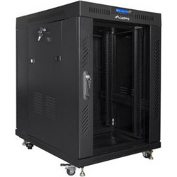 Lanberg FF01-8015-12BL Επιδαπέδια Καμπίνα Rack 15U 80x100x92.8cm