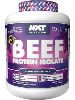 NXT Nutrition Beef Isolate Summer Fruits Πρωτεΐνη Γράμμωσης 1.8kg