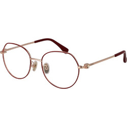 Max Mara MM5121-D 52066 Γυναικείος Σκελετός Γυαλιών Οράσεως Μεταλλικός Χρυσός Μπορντό