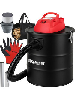 Kaminer 00026239 Σκούπα Στάχτης 1200W με Κάδο 15lt