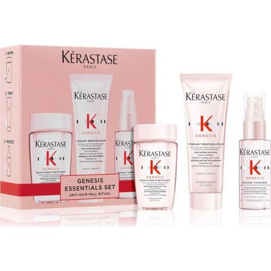 Kerastase Genesis Essentials Σετ Σαμπουάν 80ml Conditioner 75ml & Spray ...