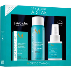 Moroccanoil Style Like A Star Eurovision Σετ Περιποίησης Μαλλιών Volumizing Spray 50ml + Λάδι 25ml + Root Boost Spray 75ml
