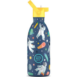 Cool Bottles Galactic Ride Παιδικό Παγούρι Θερμός Ανοξείδωτο BPA Free με Καλαμάκι Πολύχρωμο 500ml