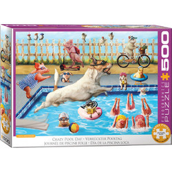 Puzzle Eurographics Crazy Pool Day by Lucia Heffer 500 Κομμάτια