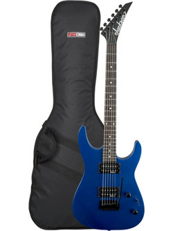 Jackson JS12 Dinky Ηλεκτρική Κιθάρα 4/4 ST Style με Μαγνήτες HH & Ταστιέρα Amaranth Metallic Blue Bundle