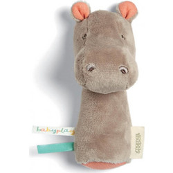 Mamas & Papas Hippo Υφασμάτινη Κουδουνίστρα Πίεσης για Νεογέννητα