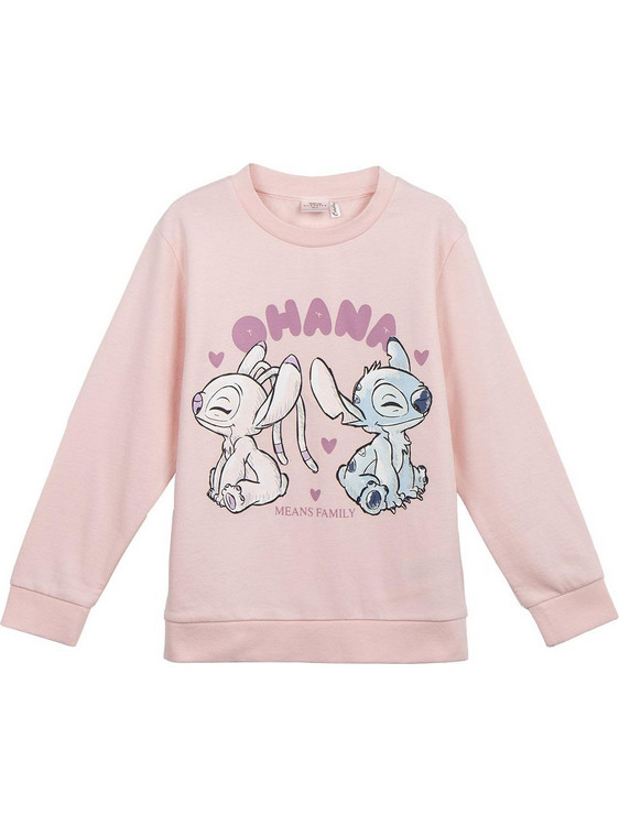 Cerda Stitch Παιδικό Φούτερ Ροζ 2900002458