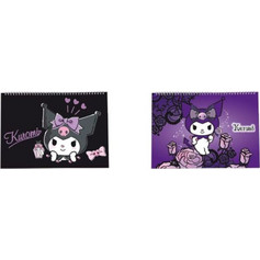 Graffiti Hello Kitty Kuromi Διάφορα Σχέδια Μπλοκ Ζωγραφικής A4 30 Φύλλων 25218