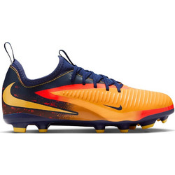Nike Phantom 6 Low Academy ''Erling Haaland'' FG/MG HQ2032-800 Παιδικά Ποδοσφαιρικά Παπούτσια με Τάπες και Καλτσάκι Πορτοκαλί Navy Μπλε
