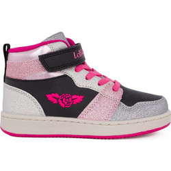 Lelli Kelly Gaia Παιδικά Sneakers Μποτάκια Μαύρα Φούξια LKAA4416-AGNE