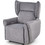 PoliHome Πολυθρόνα Relax Ανακλινόμενη Γκρι Gela 162875789