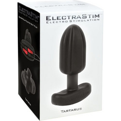 ElectraStim Tartarus Pro Analog Πρωκτική Σφήνα Ασύρματη με Δόνηση Μαύρη D-239733