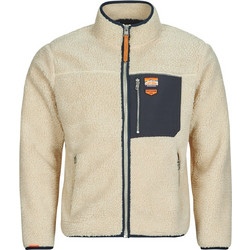 Superdry Ανδρική Ζακέτα Fleece με Φερμουάρ Μπεζ M2014141A-1LG