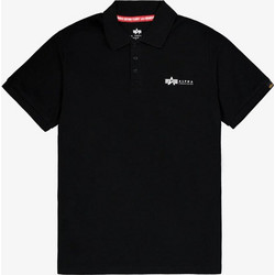 Alpha Industries Ανδρική Μπλούζα Polo Κοντομάνικη Μαύρη 106600-03