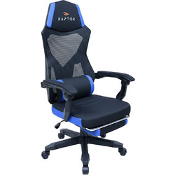 PoliHome Raptor Venom Καρέκλα Gaming Mesh Μαύρη Μπλε 162884059