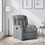 vidaXL Πολυθρόνα Relax Ανακλινόμενη Γκρι 3205772