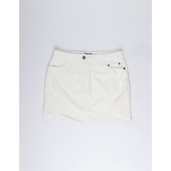 Silvian Heach Μίνι Φούστα Τζιν Λευκή GPP25349MG
