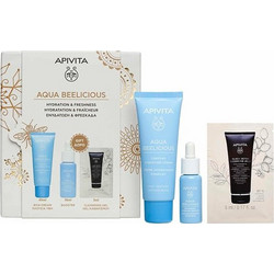 Apivita Aqua Beelicious Rich Hydrating Gel 40ml + Booster 10ml + Cleansing Gel 5ml