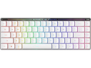 Asus ROG Falchion Ασύρματο Μηχανικό Gaming Πληκτρολόγιο 65% με Rog RX Red Διακόπτες RGB White