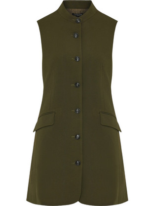 Funky Buddha Mini Καθημερινό Φόρεμα Χακί FBL012-129-13