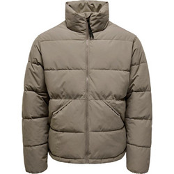 Only & Sons Ανδρικό Μπουφάν Χειμωνιάτικο Puffer Καφέ 22034718