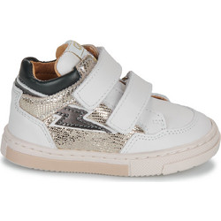 GBB Παιδικά Sneakers Μποτάκια Λευκά Χρυσά AM618-18