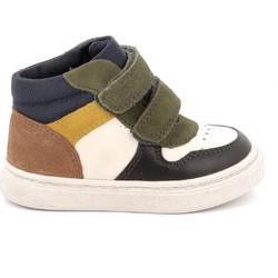 Geox Παιδικά Sneakers Μποτάκια Χακί Navy Μπλε Καφέ B465NA08522C1M3X